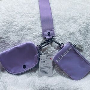 Lululemon Athletica Dual Pouch Wristlet Purple/Lavender